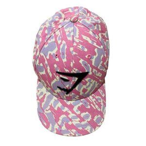 Gymshark Sharkhead Pink Camo Adjustable Ball Cap Hat